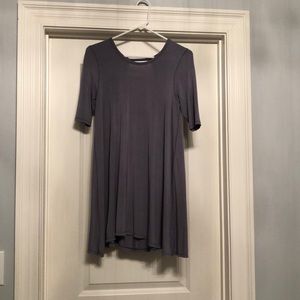 Free People Purple Dress Cut Out Back